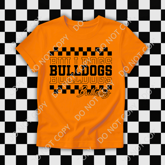 Mascot and Checkered